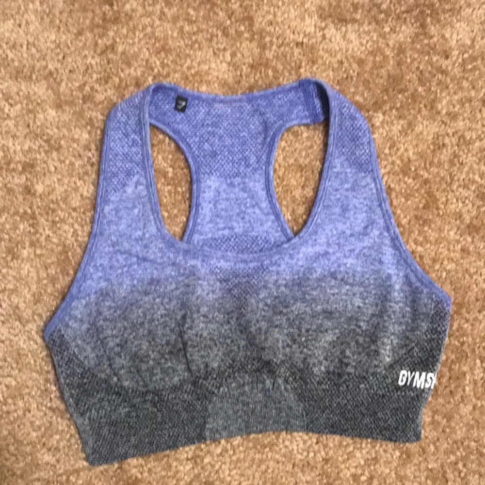 Ombré seamless sports bra
